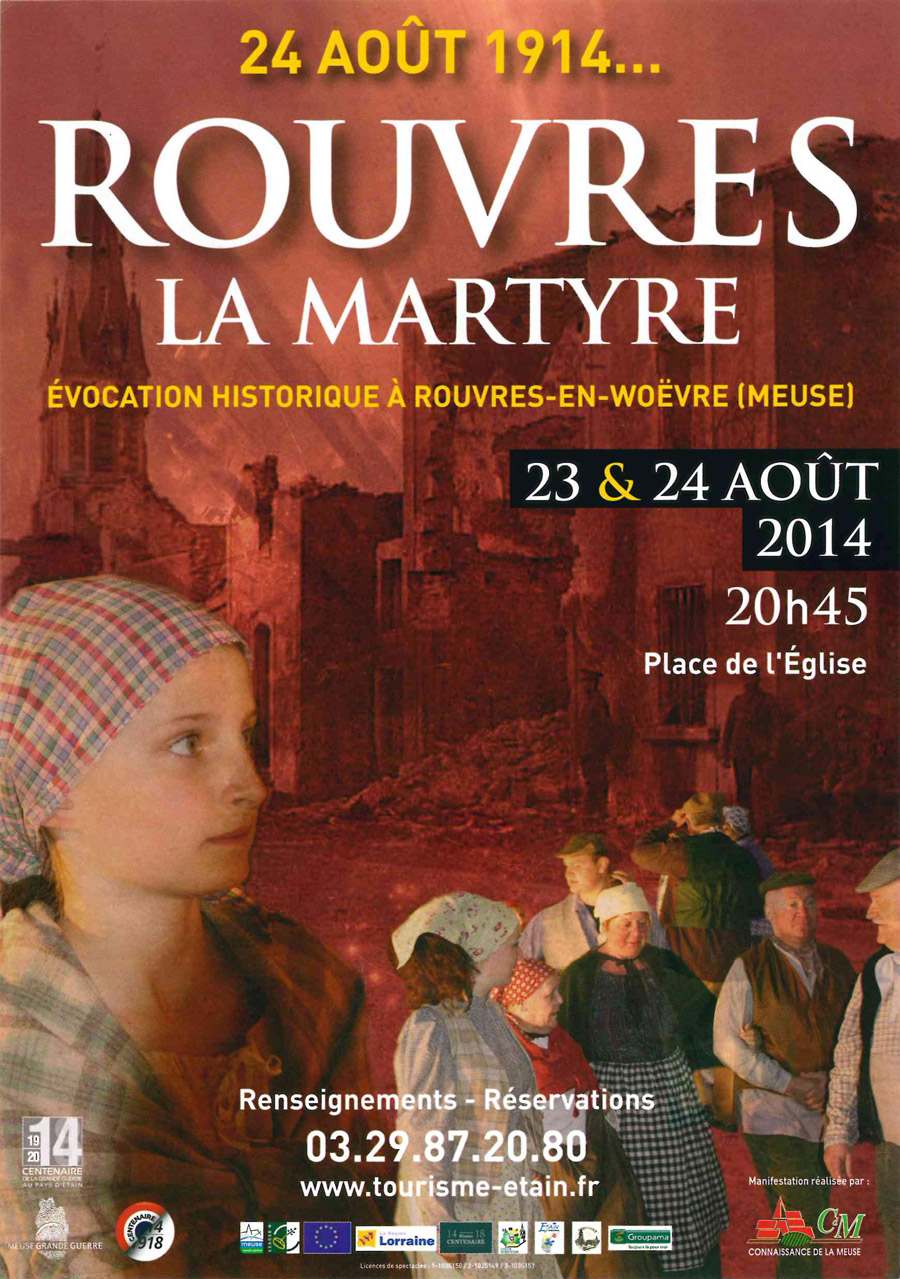 Evocation historique à Rouvres-en-Woevre (Meuse) 23 et 24 août 2014 – Place de l’église