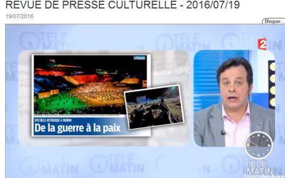 France 2 Télématin revue de presse culturelle du 19 juillet