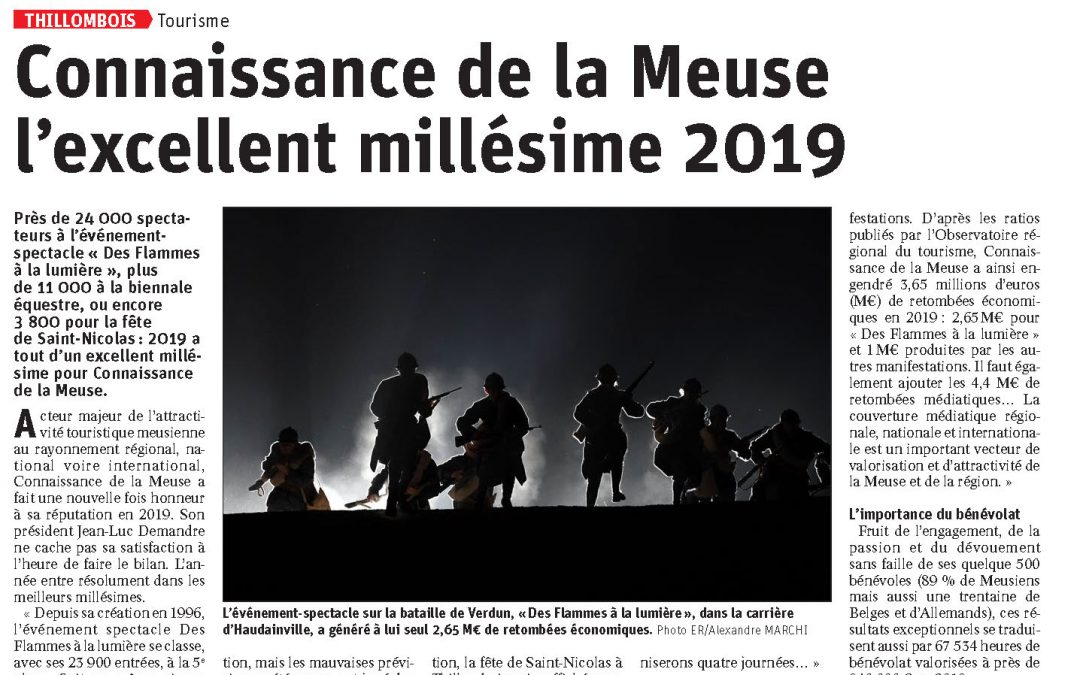 Connaissance de la Meuse l’excellent millésime 2019