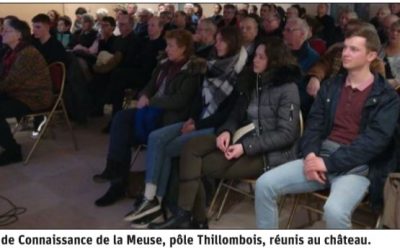 Les bénévoles de Connaissance de la Meuse réunis au château pour le bilan des activités 2019