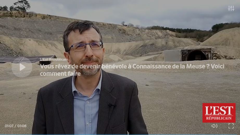 VIDEO DAILYMOTION du 6 mars 2020 (1mn08) Thibaut Villemin Vice-président Connaissance de la Meuse