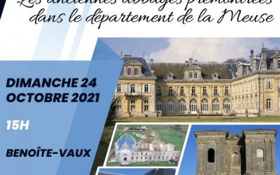 Conférence « Les anciennes abbayes prémontrées dans le département de la Meuse »