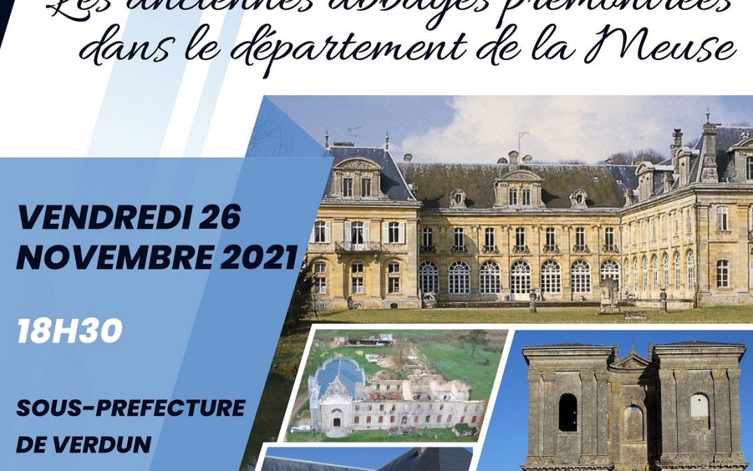 Conférence dans le salon d’honneur de la sous-préfecture de Verdun le 26 novembre 2021 à 18h30