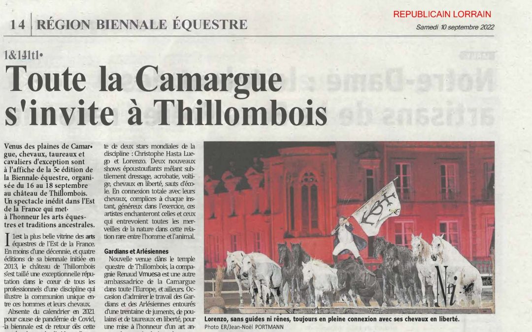 Toute la Camargue s’invite à Thillombois