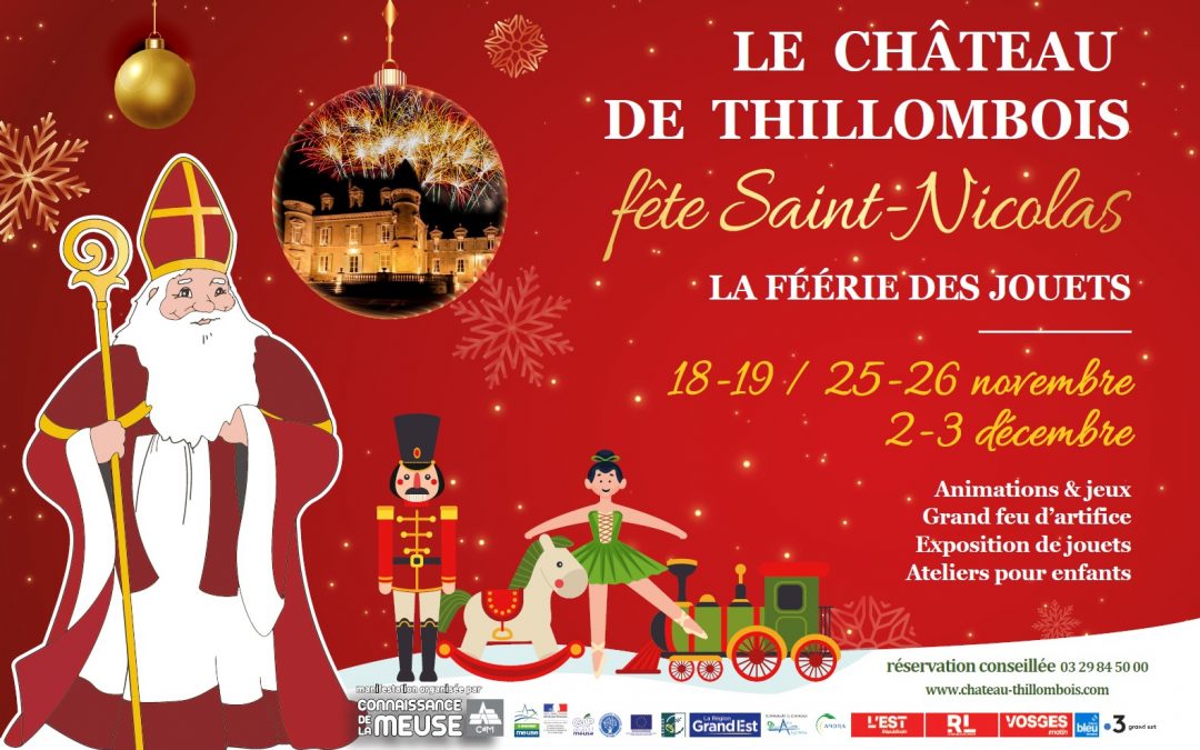 LA FEERIE DES JOUETS au CHÂTEAU DE THILLOMBOIS   18, 19, 25, 26 novembre et 2, 3 décembre 2023
