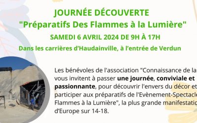 Journée découverte « Préparatifs Des Flammes à la Lumière » samedi 6 avril 2024 de 9h à 17h