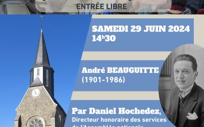 Conférence Samedi 29 juin 2024 à 14h30- Eglise de Montfaucon d’Argonne (55)