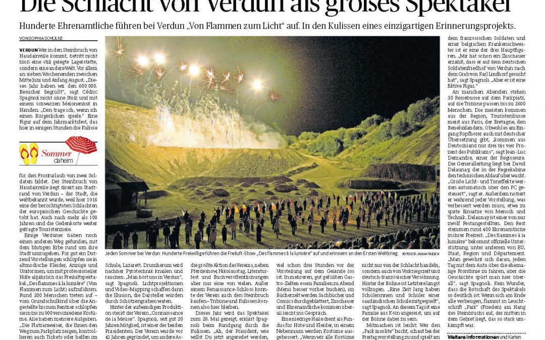 Die Schlacht von Verdun als großes Spektakel