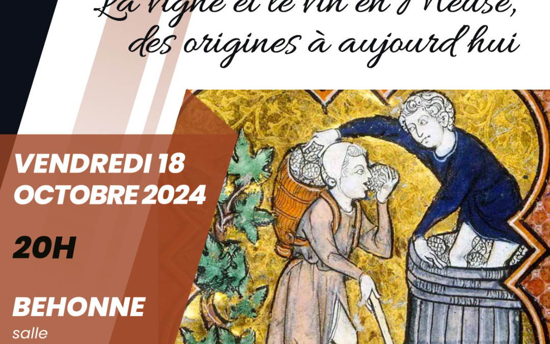 Conférence à Behonne « La vigne en Meuse, des origines à aujourd’hui »