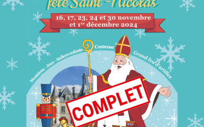 Saint Nicolas au château de Thillombois affiche complet pour toutes les dates.