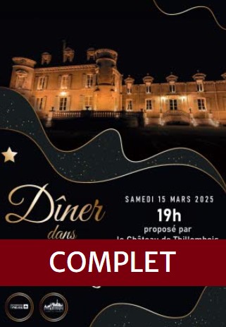 Le dîner dans le noir affiche complet !