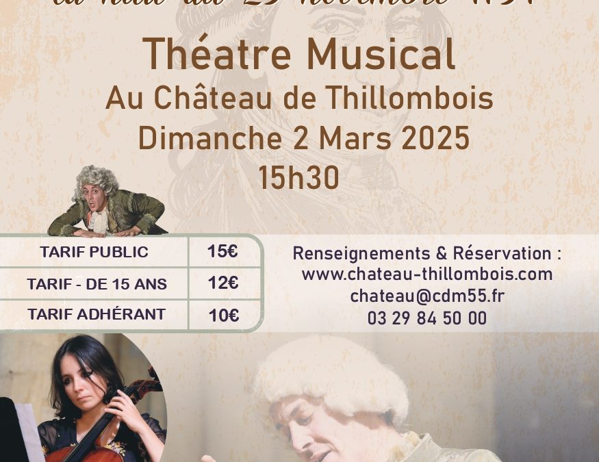 Théâtre musical au château de Thillombois