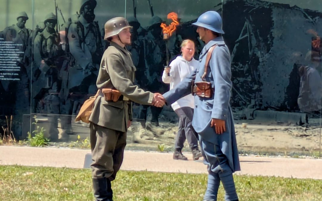 Evocation historique à la citadelle souterraine de Verdun : comme un prélude aux Flammes à la lumière