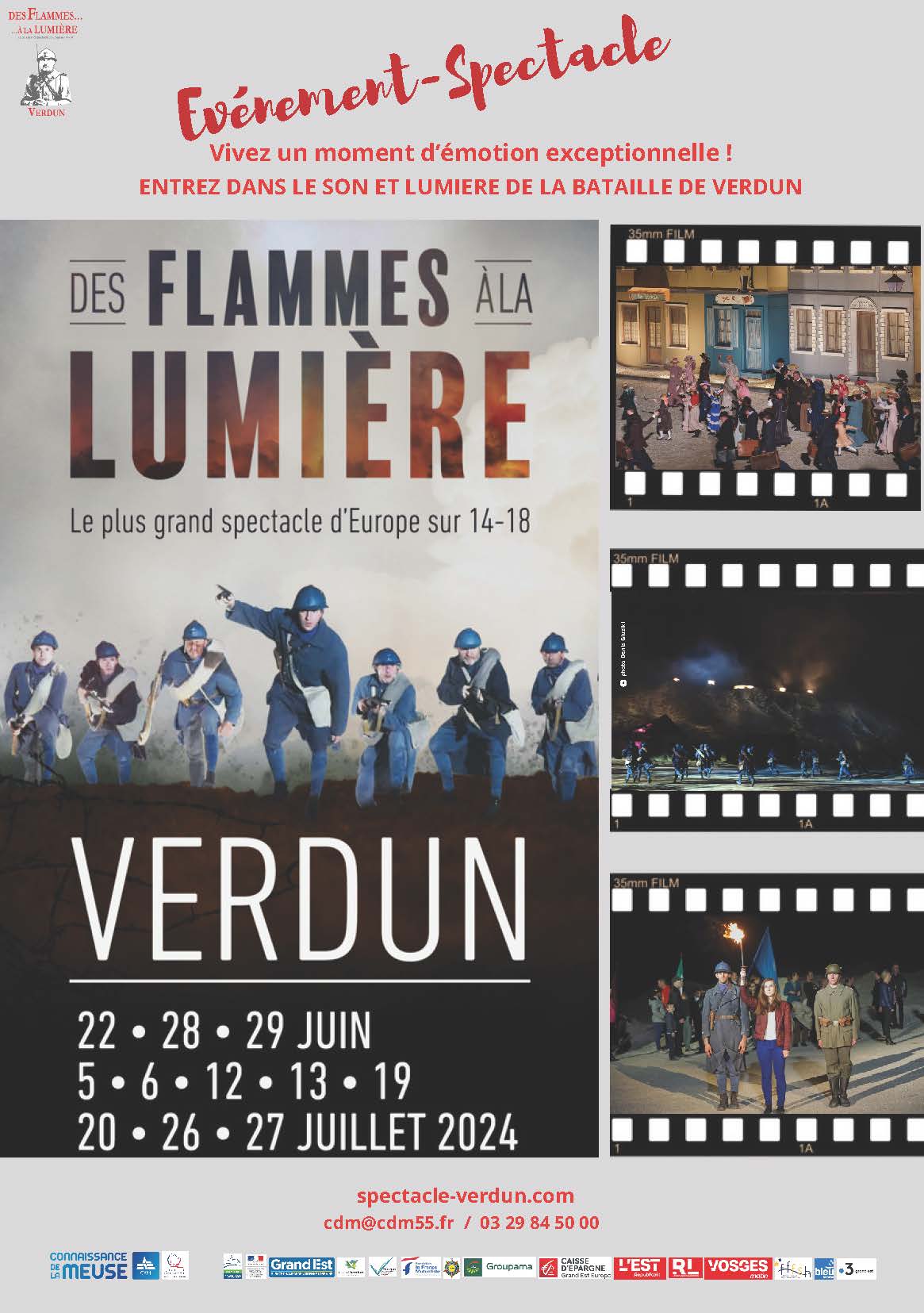 DES FLAMMES A LA LUMIERE Verdun
