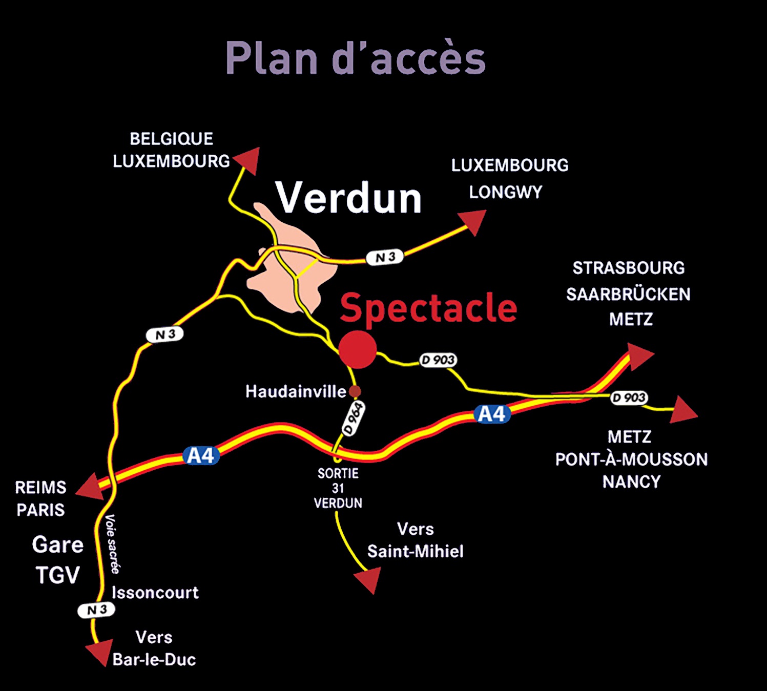 plan d'accès