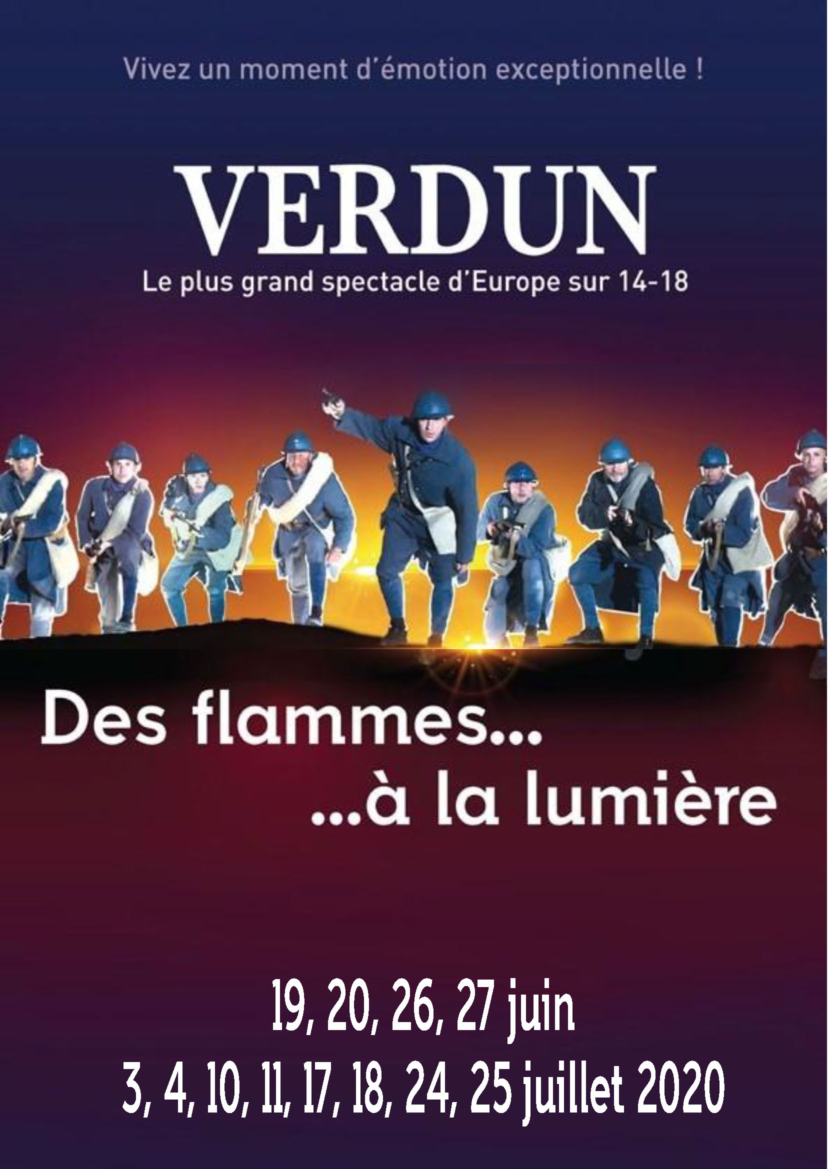 Des Flammes à la lumière en juin et juillet 2020