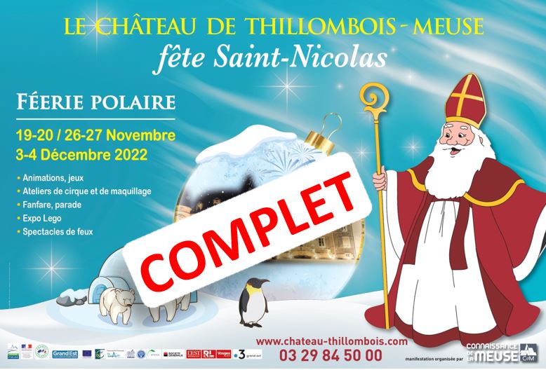St Nicolas au château de Thillombois 2022 affiche complet